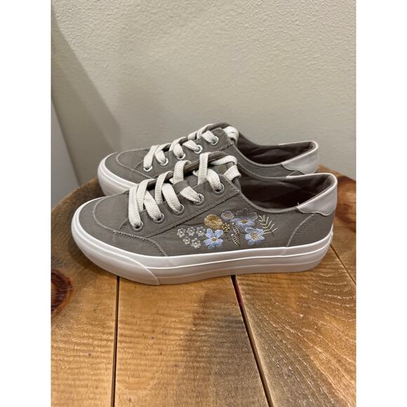 Womens Blowfish Malibu Sadie-Sun sneakers platform green size 7 - Picture 3 of 10